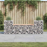vidaXL Tuinbank schanskorfontwerp 183x41x60,5 cm massief grenenhout