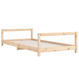vidaXL Kids Bed Frame 80x200 cm Solid Pine Wood