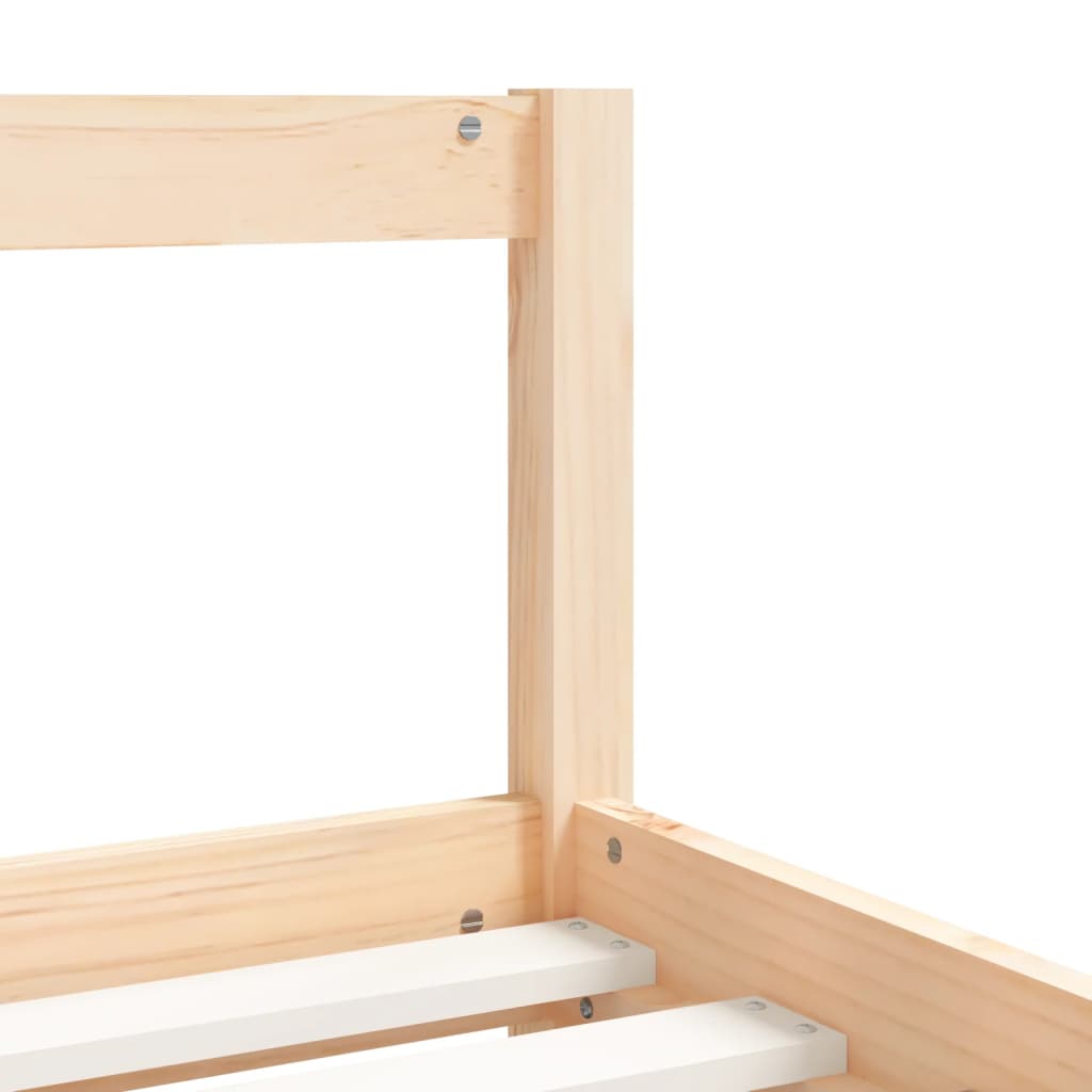 vidaXL Kids Bed Frame 80x200 cm Solid Pine Wood