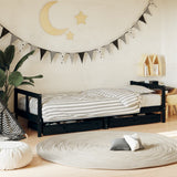 vidaXL Kinderbedframe met lades 80x200 cm massief grenenhout