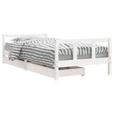 vidaXL Kinderbedframe met lades 80x200 cm massief grenenhout