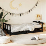 vidaXL Kinderbedframe met lades 80x200 cm massief grenenhout