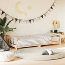 vidaXL Kids Bed Frame 90x200 cm Solid Pine Wood