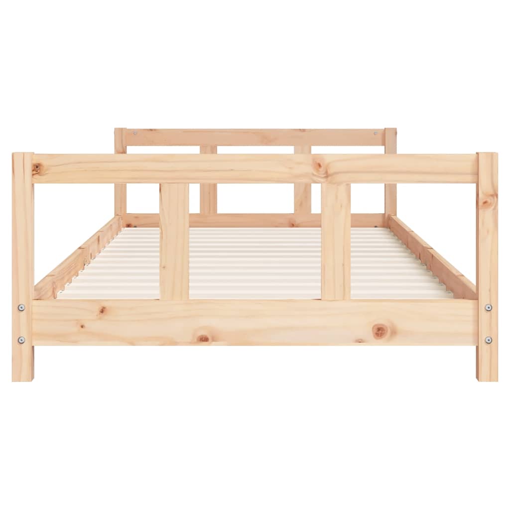 vidaXL Kids Bed Frame 90x200 cm Solid Pine Wood