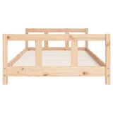vidaXL Kids Bed Frame 90x200 cm Solid Pine Wood