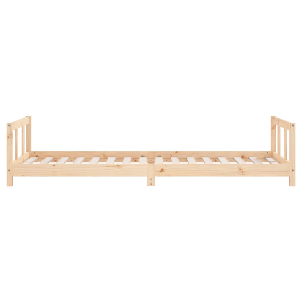 vidaXL Kids Bed Frame 90x200 cm Solid Pine Wood