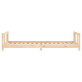 vidaXL Kids Bed Frame 90x200 cm Solid Pine Wood