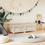 vidaXL Kids Bed Frame 90x200 cm Solid Pine Wood