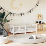 vidaXL Kids Bed Frame 90x200 cm Solid Pine Wood