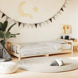vidaXL Kids Bed Frame 90x200 cm Solid Pine Wood