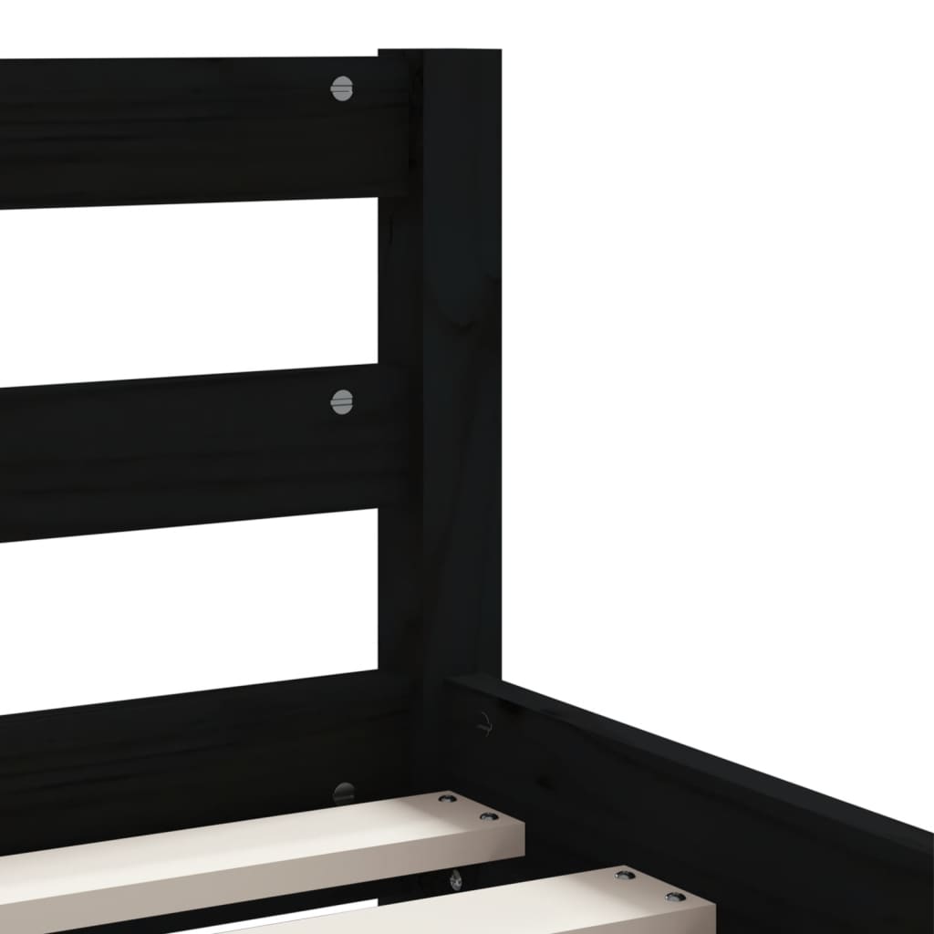 vidaXL Kids Bed Frame with Drawers 80x200 cm Solid Pine Wood