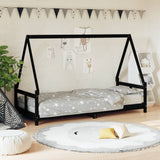 vidaXL Kinderbedframe 80x200 cm massief grenenhout