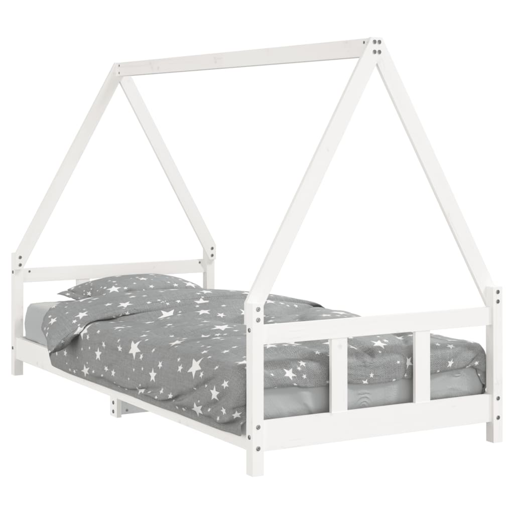 vidaXL Kinderbedframe 80x200 cm massief grenenhout