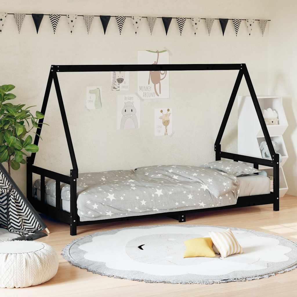 vidaXL Kinderbedframe 80x200 cm massief grenenhout