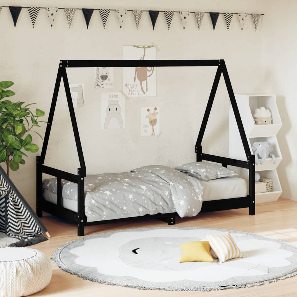vidaXL Kinderbedframe 80x200 cm massief grenenhout