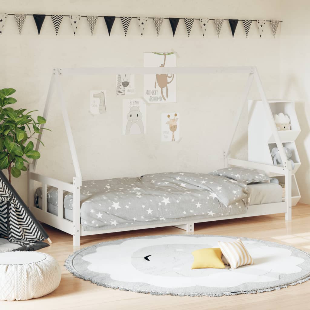 vidaXL Kinderbedframe 80x200 cm massief grenenhout