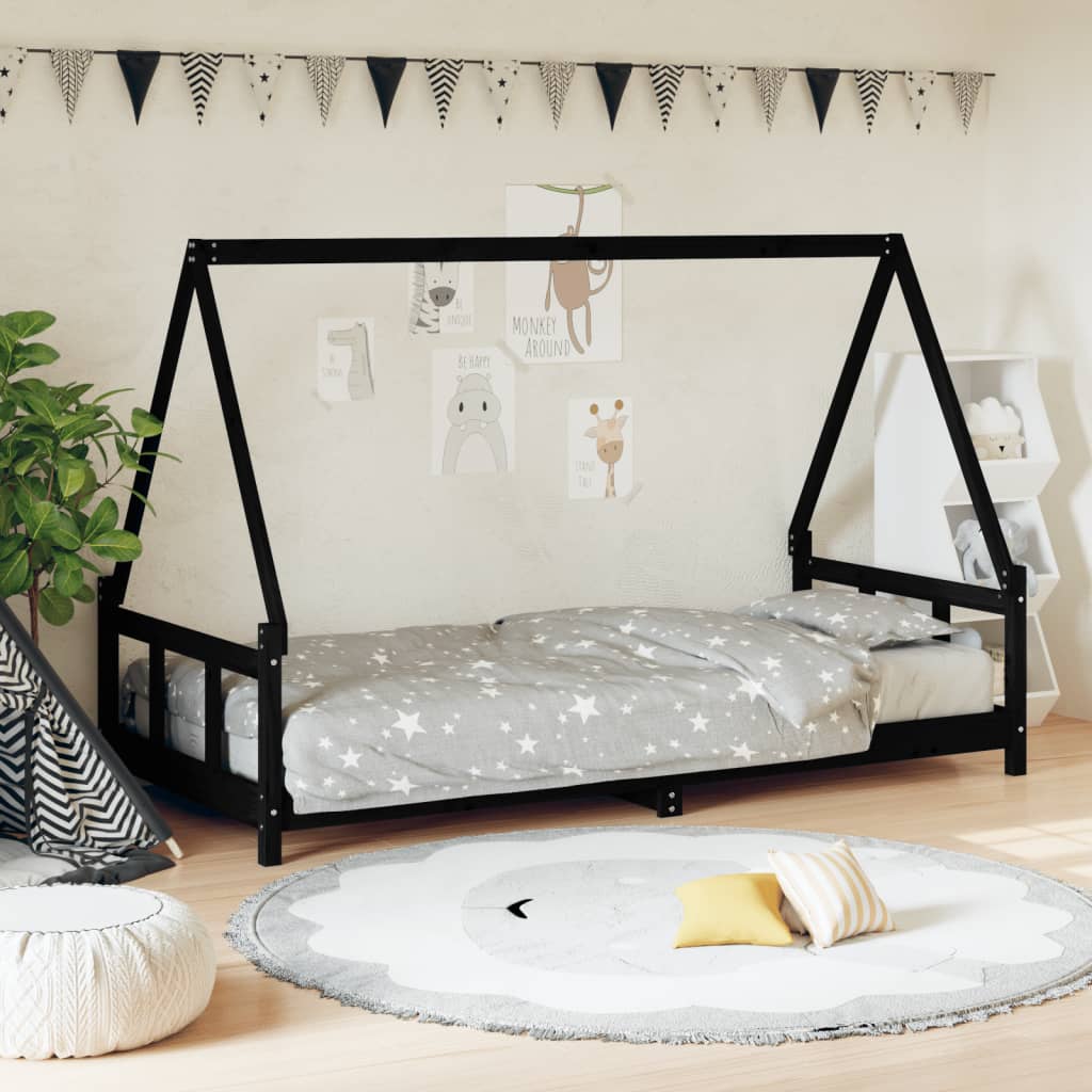 vidaXL Kinderbedframe 80x200 cm massief grenenhout