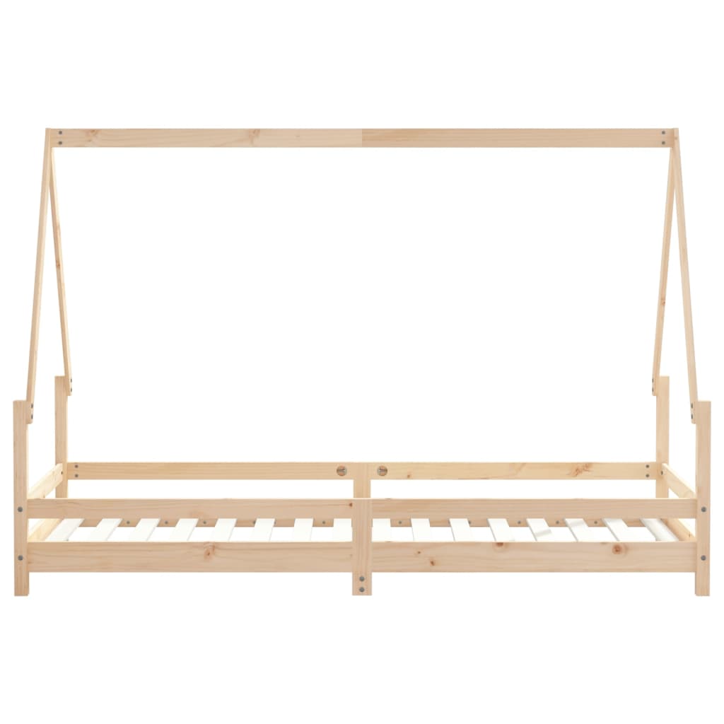 vidaXL Kinderbedframe 80x200 cm massief grenenhout