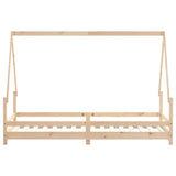 vidaXL Kinderbedframe 80x200 cm massief grenenhout