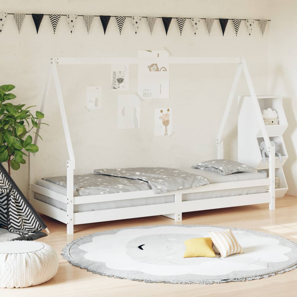 vidaXL Kinderbedframe 80x200 cm massief grenenhout