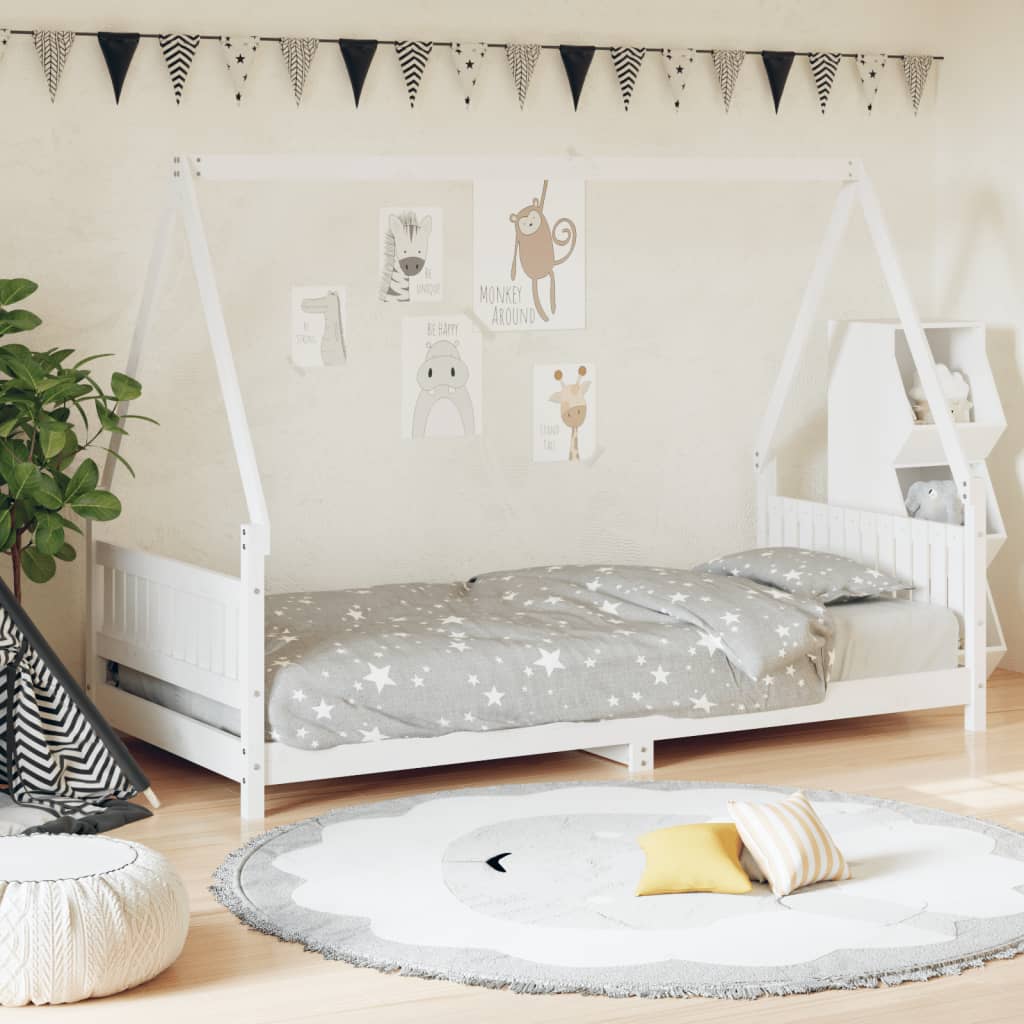 vidaXL Kinderbedframe 80x200 cm massief grenenhout