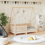 vidaXL Kinderbedframe 80x200 cm massief grenenhout