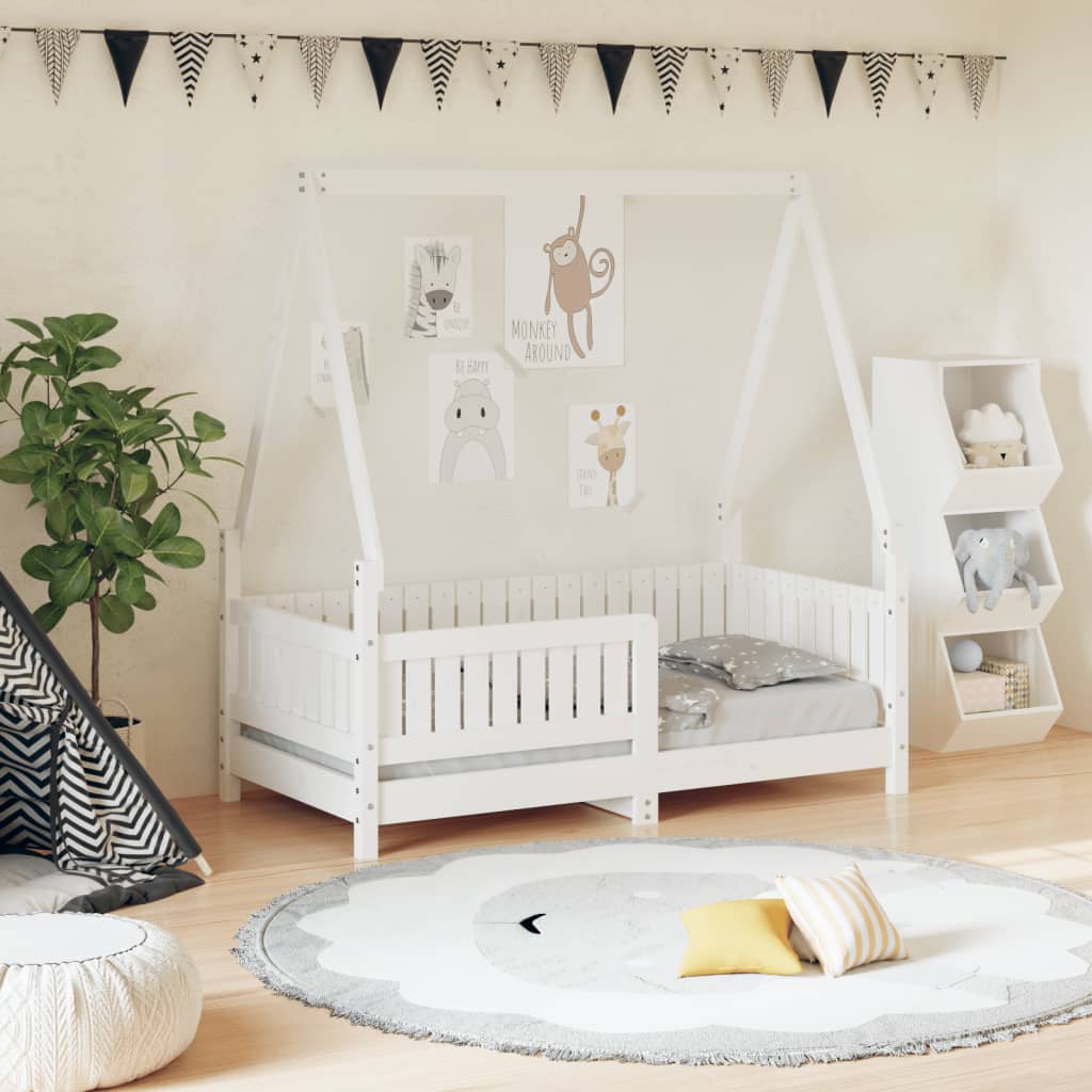 vidaXL Kinderbedframe 80x200 cm massief grenenhout