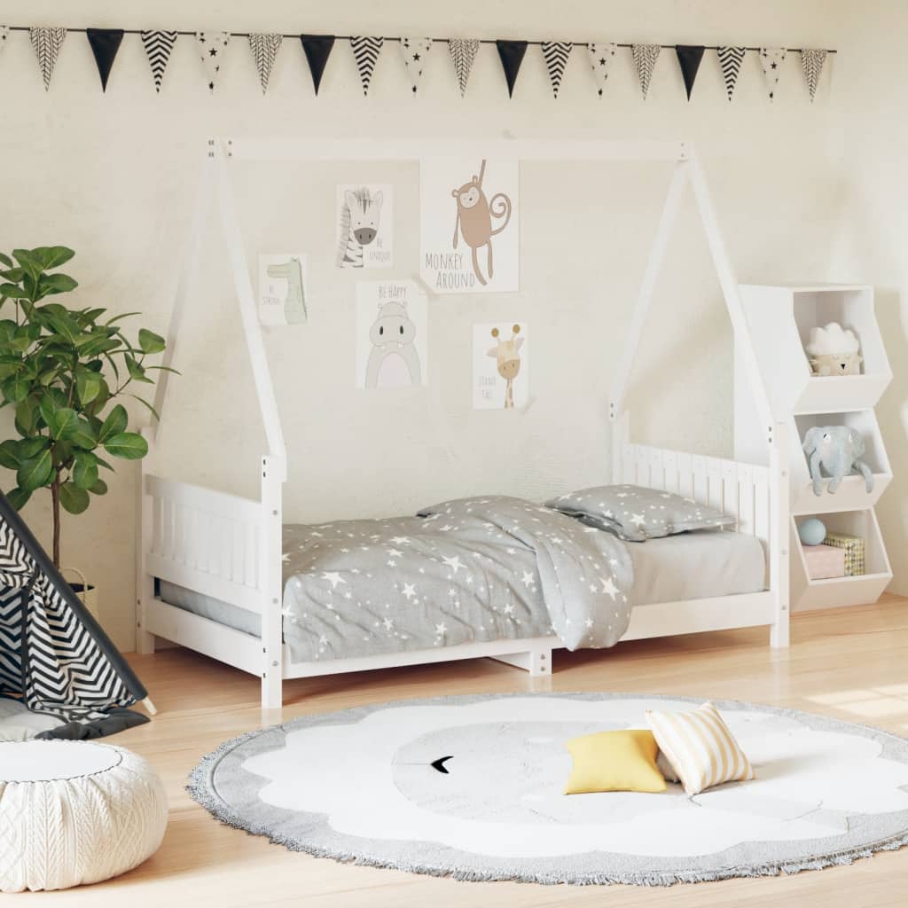 vidaXL Kinderbedframe 80x200 cm massief grenenhout