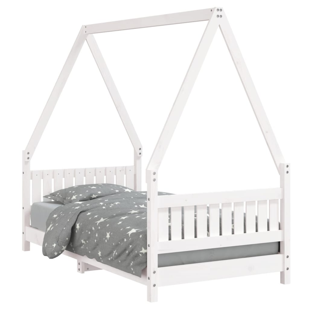 vidaXL Kinderbedframe 80x200 cm massief grenenhout