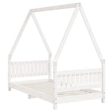 vidaXL Kinderbedframe 80x200 cm massief grenenhout