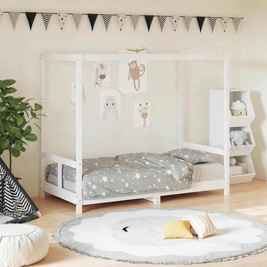 vidaXL Kinderbedframe 70x140 cm massief grenenhout