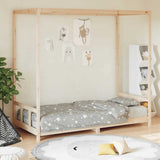 vidaXL Kinderbedframe 70x140 cm massief grenenhout