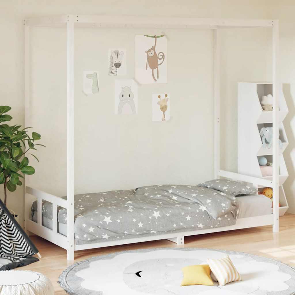 vidaXL Kinderbedframe 70x140 cm massief grenenhout