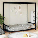 vidaXL Kinderbedframe 70x140 cm massief grenenhout