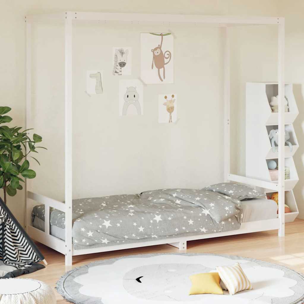 vidaXL Kinderbedframe 70x140 cm massief grenenhout
