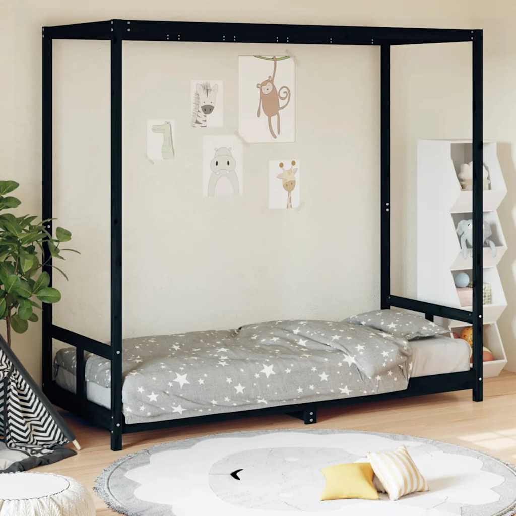vidaXL Kinderbedframe 70x140 cm massief grenenhout