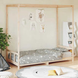 vidaXL Kinderbedframe 70x140 cm massief grenenhout