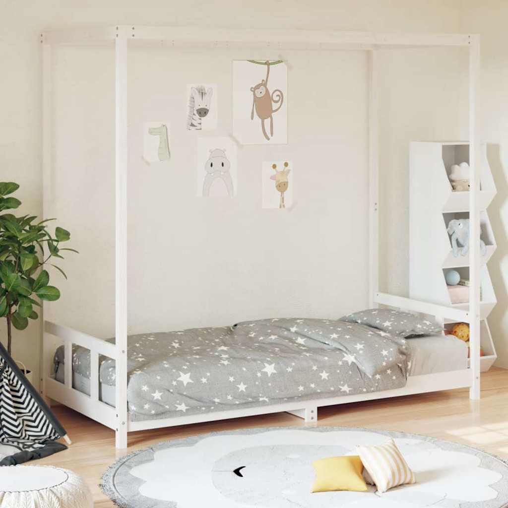 vidaXL Kinderbedframe 70x140 cm massief grenenhout
