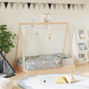 vidaXL Kinderbedframe 70x140 cm massief grenenhout