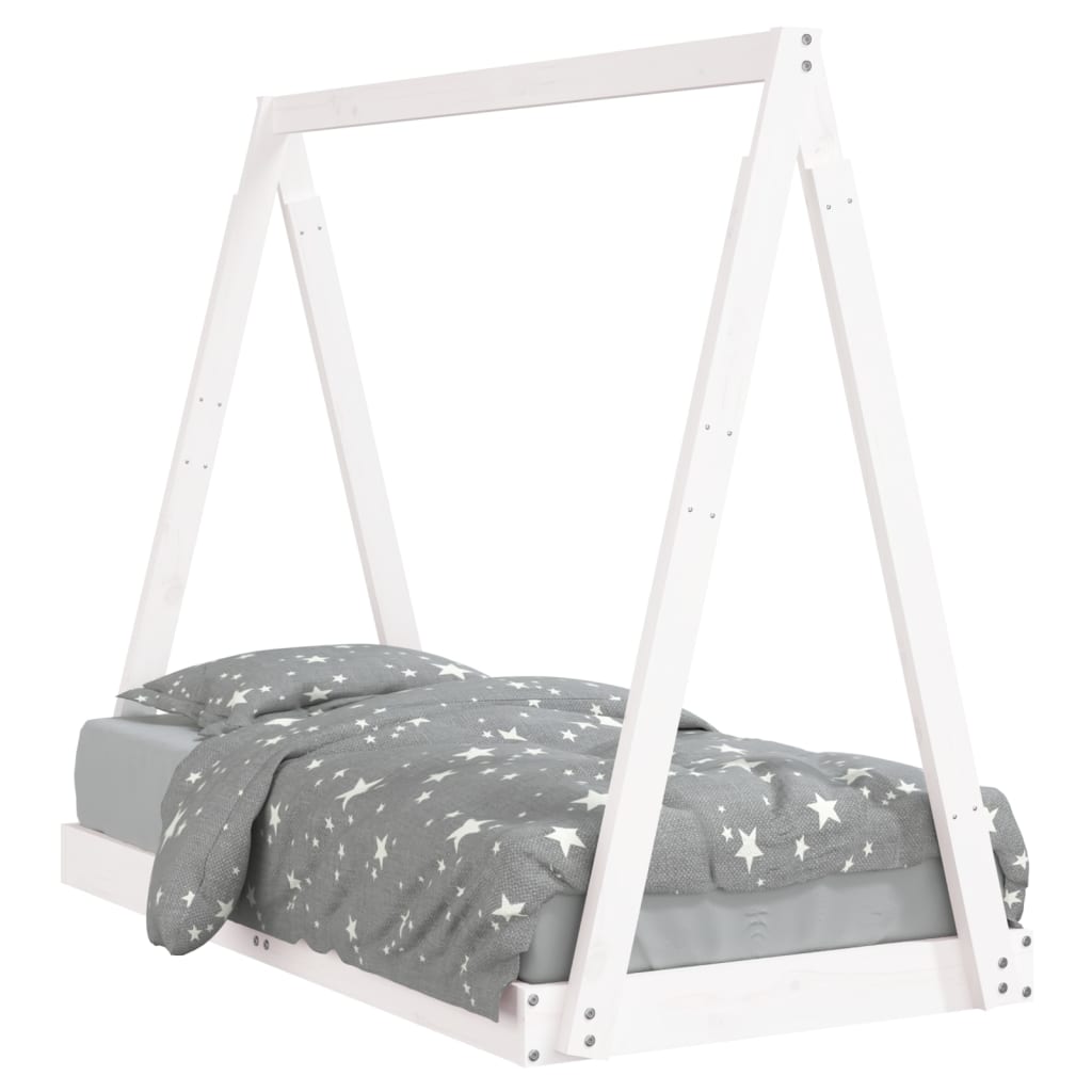 vidaXL Kinderbedframe 70x140 cm massief grenenhout