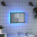 vidaXL Bathroom Mirror LED 60x8.5x37 cm acrylic white