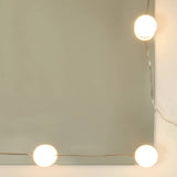 vidaXL Kaptafel met LED-verlichting 90x42x132,5 cm wit