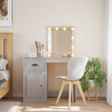 vidaXL Kaptafel met LED-verlichting 90x42x132,5 cm wit