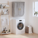 vidaXL Wandkast 69,5x34x90 cm bewerkt hout wit