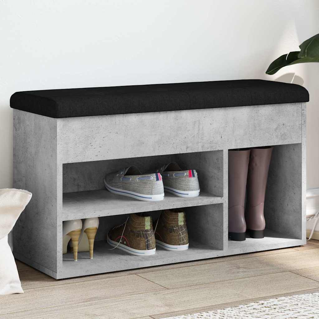 vidaXL Shoe Bench White 82x32x45.5 cm Engineered Wood
