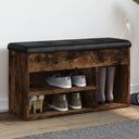vidaXL Shoe Bench White 82x32x45.5 cm Engineered Wood