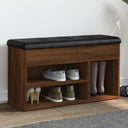 vidaXL Shoe Bench White 82x32x45.5 cm Engineered Wood