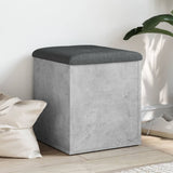 vidaXL Opbergbank Wit 42x42x45 cm Bewerkt Hout