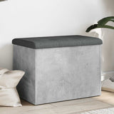 vidaXL Opbergbank Wit 42x42x45 cm Bewerkt Hout
