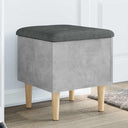 vidaXL Opbergbankje 42x42x46 cm bewerkt hout wit